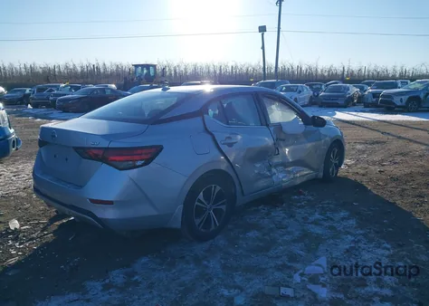 2020 Nissan Sentra Sv Xtronic Cvt z USA, uszkodzony, nr VIN 3N1AB8CVXLY262710